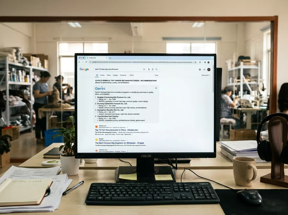 Google Gemini AI生成搜索结果摘要展示供应商推荐实例.webp Google Gemini AI生成搜索结果摘要展示供应商推荐实例.webp