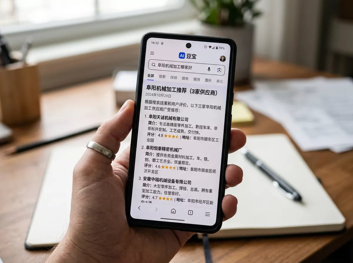 豆包AI搜索阜阳机械加工厂家的结果页面.webp 豆包AI搜索阜阳机械加工厂家的结果页面.webp